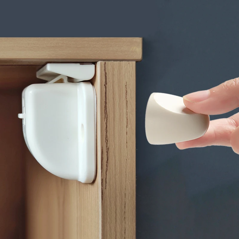 Magnetic child safety cabinet locks baby magnetic drawer lock, White or customized
Magnetic child safety cabinet locks baby magnetic drawer lock, White or customized