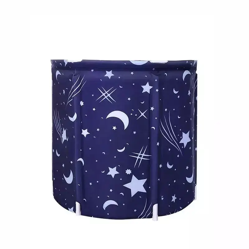 New hot Adult bath bucket large size folding bathtub family thickened folding clip cotton portable adult bathtub, Blue
New hot Adult bath bucket large size folding bathtub family thickened folding clip cotton portable adult bathtub, Blue