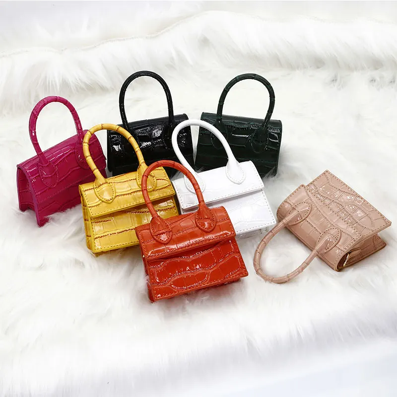 Fashion Mini bags PU Leather Women Handbags Kids Crocodile pattern Ladies Designer small square Messenger Hand Bags
Fashion Mini bags PU Leather Women Handbags Kids Crocodile pattern Ladies Designer small square Messenger Hand Bags