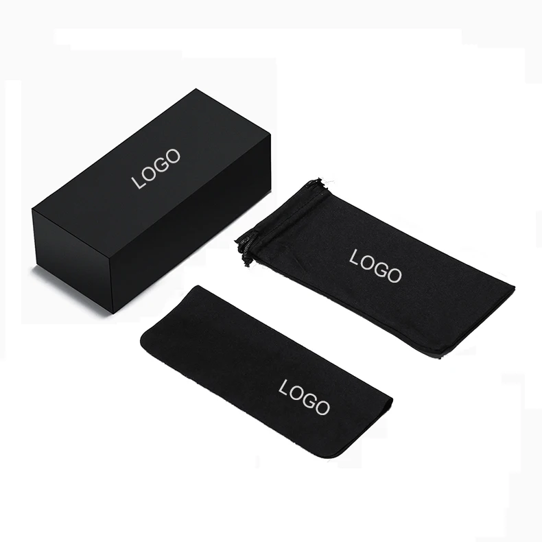 Sunglasses Packaging Custom Logo Trendy Sun Glasses Paper Box Eyeglasses Packaging Black Cleaning Cloth Glasses Bag Glass Pouch
Sunglasses Packaging Custom Logo Trendy Sun Glasses Paper Box Eyeglasses Packaging Black Cleaning Cloth Glasses Bag Glass Pouch