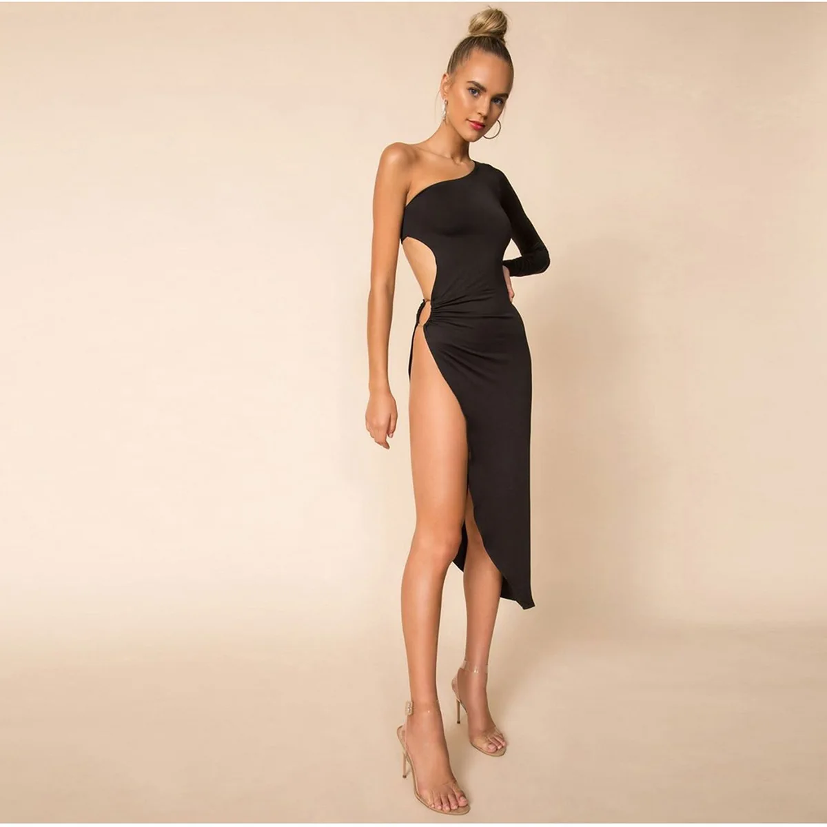 Casual Women Clothing One Shoulder Wrap Plus Size Maxi Super Sexy Bodycon Evening Party dress
Casual Women Clothing One Shoulder Wrap Plus Size Maxi Super Sexy Bodycon Evening Party dress