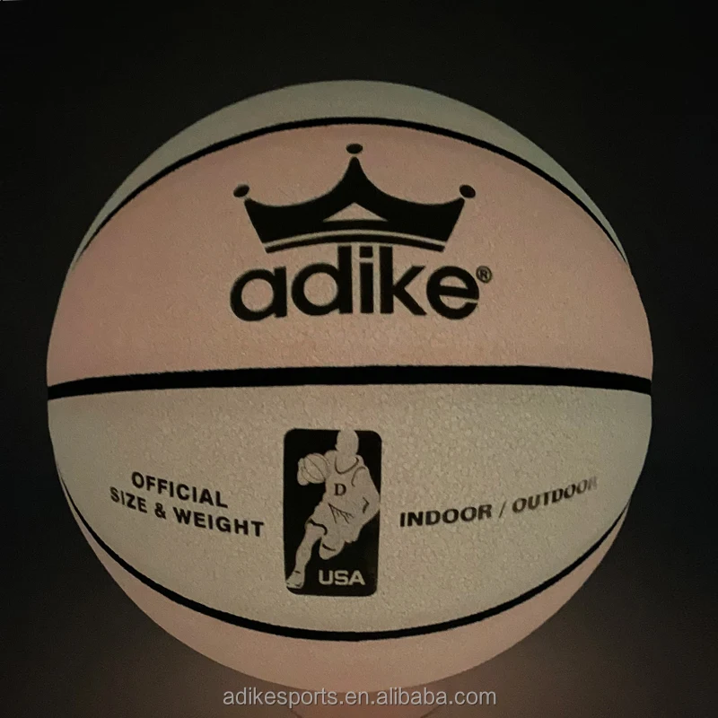 adike Hot Sales rubber amgrow custom Custom Logo Rubber Basketball memorial basketball training in the dark for night, Custom personality color
adike Hot Sales rubber amgrow custom Custom Logo Rubber Basketball memorial basketball training in the dark for night, Custom personality color