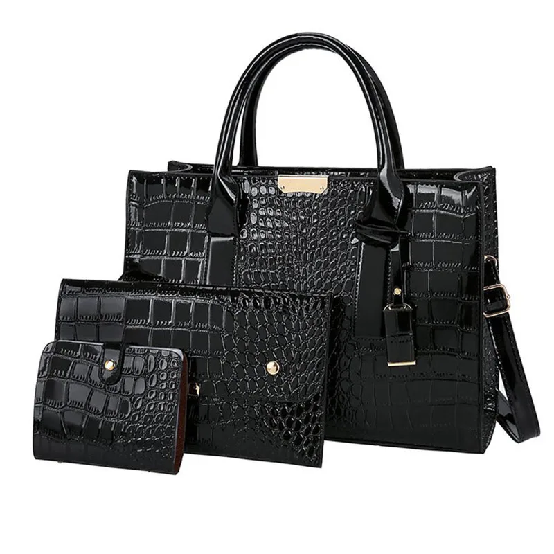 2020 new fashion handbags European and American style crocodile pattern shoulder bags PU leather 3pcs in set ladies handbag set, Multi
2020 new fashion handbags European and American style crocodile pattern shoulder bags PU leather 3pcs in set ladies handbag set, Multi