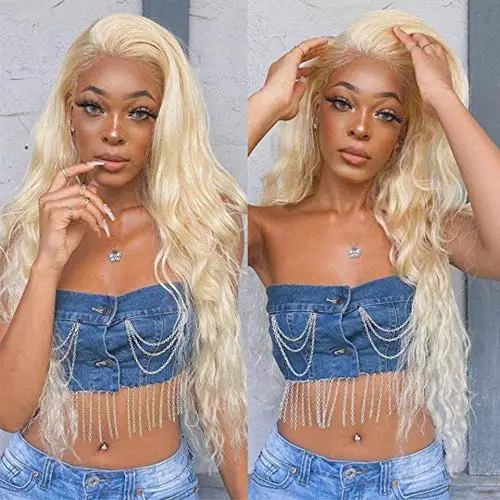 Hair 613 Blonde Lace Front Wig Human 24 Inch Body Wave Wigs 150% Density human hair with Baby Hair Nature Hairline
Hair 613 Blonde Lace Front Wig Human 24 Inch Body Wave Wigs 150% Density human hair with Baby Hair Nature Hairline