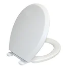 Custom Made 17"American round Plastic Toilet Seat With Soft Close Cover