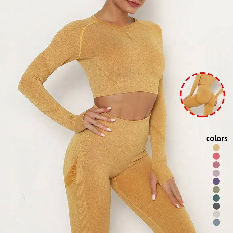 Wholesale Custom Logo Yoga Sets Two Pieces Long Sleeve Sport Suits Gym Activewear Yoga Sets Fitness
Wholesale Custom Logo Yoga Sets Two Pieces Long Sleeve Sport Suits Gym Activewear Yoga Sets Fitness