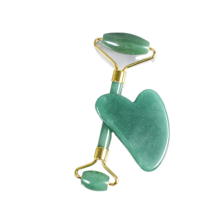 Effective Anti-wrinkle Green Aventurine Jade roller GuaSha Set Facial Anti-Aging Green Aventurine Jade roller GuaSha Set
Effective Anti-wrinkle Green Aventurine Jade roller GuaSha Set Facial Anti-Aging Green Aventurine Jade roller GuaSha Set
