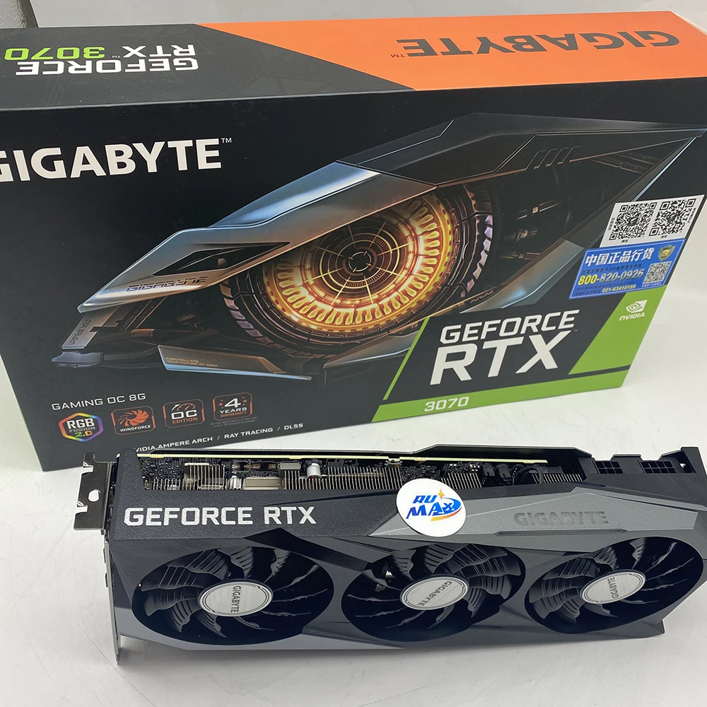 FOR GIGABYTE 3070 VISION GIGABYTE 8GB CORES HIGH SPEED 1815 MHZ Good for gaming for mining
FOR GIGABYTE 3070 VISION GIGABYTE 8GB CORES HIGH SPEED 1815 MHZ Good for gaming for mining