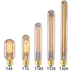 classic nostalgic edison light bulb vintage T45 T30 110V 220V E27 decorative lamp color Amber and clear