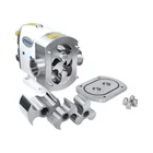 Donjoy design high viscosity material gear pump sanitary transfer lobe pump for milk chocolate