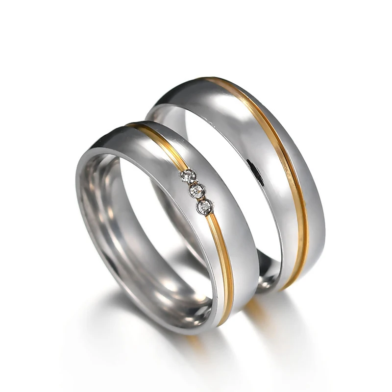 Trendy Wholesale Valentine's Day Gift Wedding Engagement Band Silver Plated Titanium Stainless Steel Couple Rings Jewelry, Color plated as shown
Trendy Wholesale Valentine's Day Gift Wedding Engagement Band Silver Plated Titanium Stainless Steel Couple Rings Jewelry, Color plated as shown