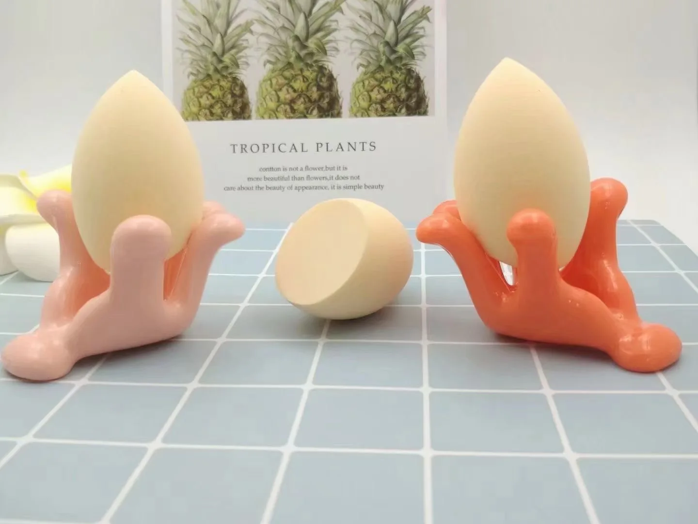 Powder Puff Beauty Foundation Makeup Sponge Blender Holder Custom Packaging Cosmetic Makeup Sponge Holder
Powder Puff Beauty Foundation Makeup Sponge Blender Holder Custom Packaging Cosmetic Makeup Sponge Holder