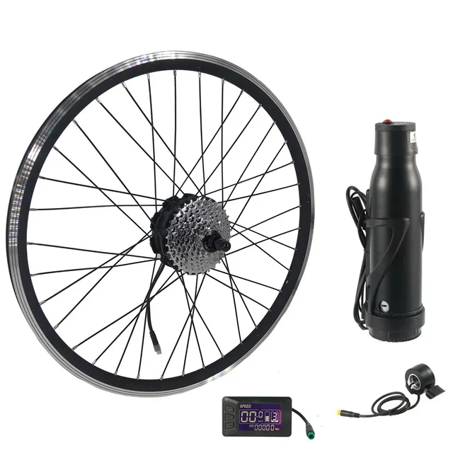 LCD + 36V 350W High Speed Electric Bicycle E Bike Hub Motor Conversion kit, Black, silver, blue, etc.
LCD + 36V 350W High Speed Electric Bicycle E Bike Hub Motor Conversion kit, Black, silver, blue, etc.