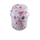 JH Beautiful small round gift tin box with dome lid