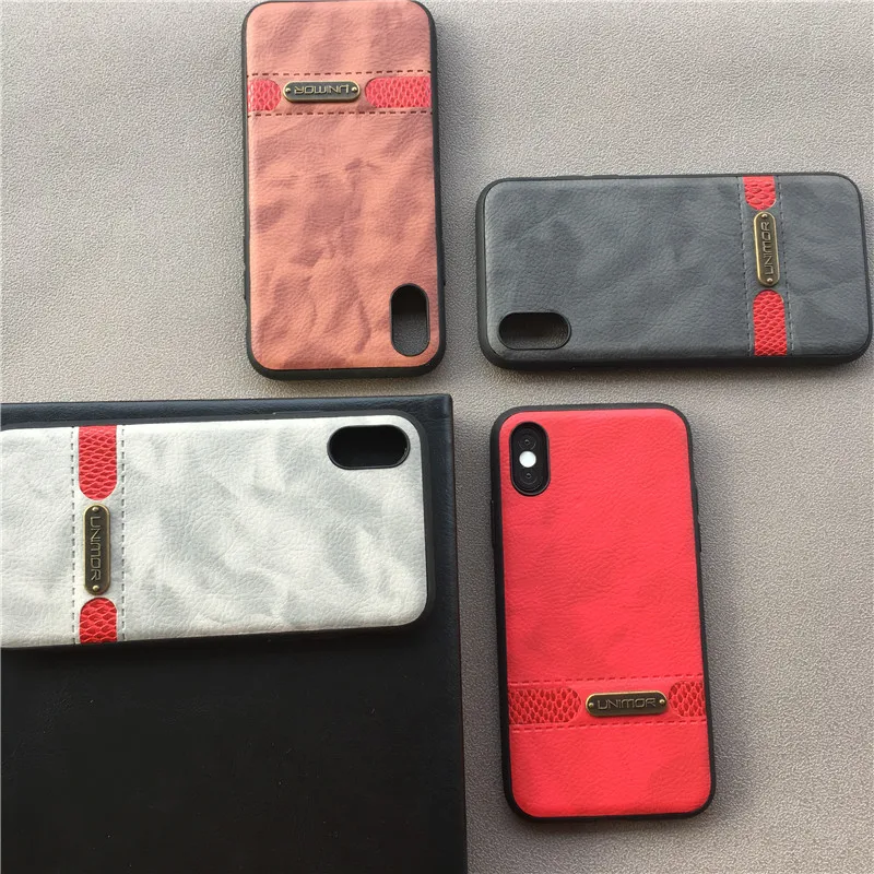 Unimor luxury phone case tpu pc pu leather phone case with nice texture for iphone x phone case, Black,red, white, brown, blue
Unimor luxury phone case tpu pc pu leather phone case with nice texture for iphone x phone case, Black,red, white, brown, blue