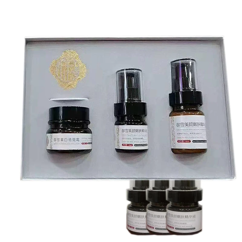 OEM ODM Wholesale Natural Brightening Skin Care Travel Gift Set Black Dark Spot Remover Whitening Face Cream Small Skin Care Box
OEM ODM Wholesale Natural Brightening Skin Care Travel Gift Set Black Dark Spot Remover Whitening Face Cream Small Skin Care Box