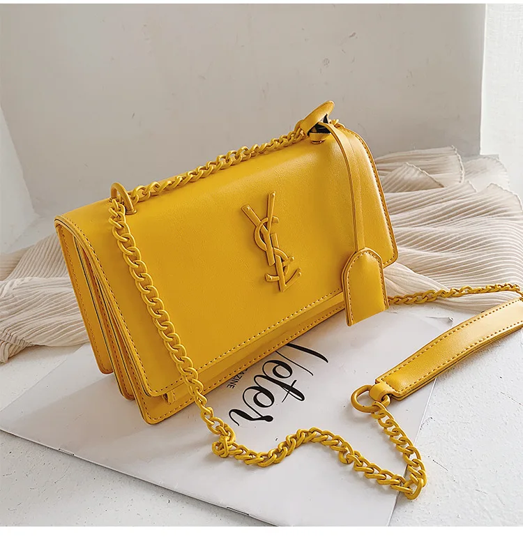 2021 Solid Color PU Leather Cross-body Bags Women Chain Designer bag Lady Summer Travel Shoulder Messenger handbags and purses, 7 colors
2021 Solid Color PU Leather Cross-body Bags Women Chain Designer bag Lady Summer Travel Shoulder Messenger handbags and purses, 7 colors