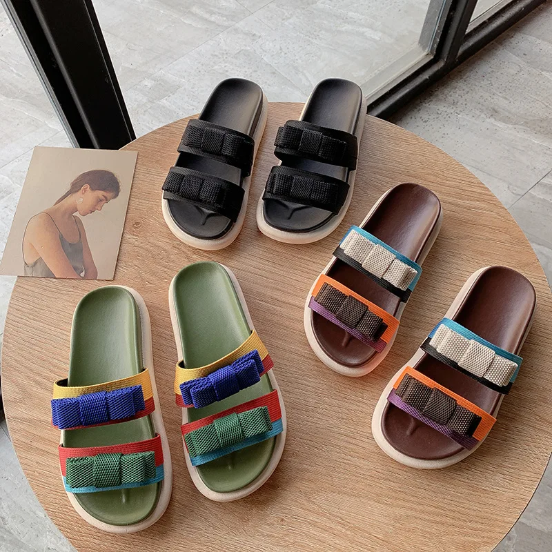 Wholesale Soft Outdoor Beach Slipper Sandals Flat Bottom Korean Trend Women's Casual Shoes Slippers Non Slip Beach Slippers, 3colors
Wholesale Soft Outdoor Beach Slipper Sandals Flat Bottom Korean Trend Women's Casual Shoes Slippers Non Slip Beach Slippers, 3colors