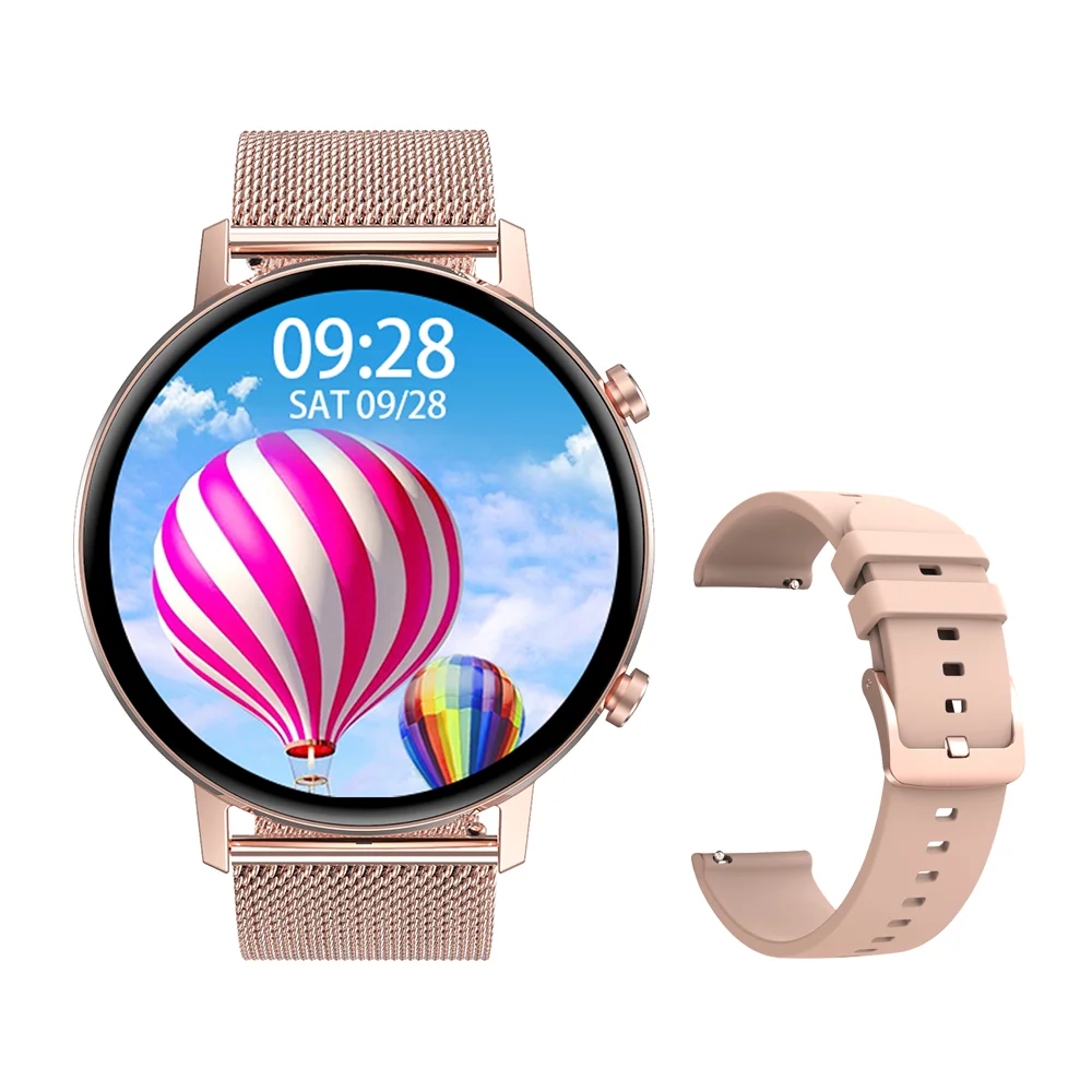 Karen M women smart watch DT96 with double strap DT lady watches heart rate blood oxygen pressure BT music smartwatch DT94 DT95
Karen M women smart watch DT96 with double strap DT lady watches heart rate blood oxygen pressure BT music smartwatch DT94 DT95