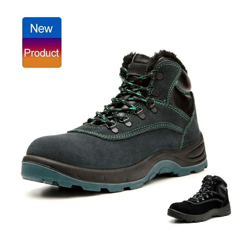 Winter Warmly Style Suede Upper Material High Cut Indestructible Steel Toe Anti Puncture Non Slip Safety Work Shoes for Men, Black
Winter Warmly Style Suede Upper Material High Cut Indestructible Steel Toe Anti Puncture Non Slip Safety Work Shoes for Men, Black