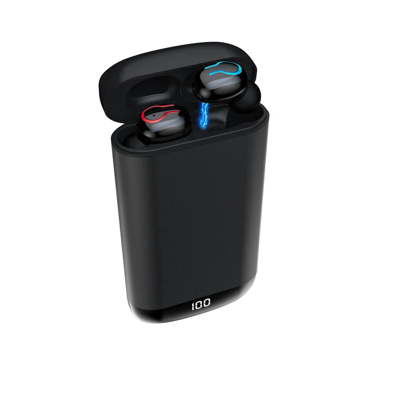 Wireless BT5.0 HD Stereo Headphone Sports Waterproof Headset Dual Mic 6000mAh Battery Charge Case Earphone
Wireless BT5.0 HD Stereo Headphone Sports Waterproof Headset Dual Mic 6000mAh Battery Charge Case Earphone