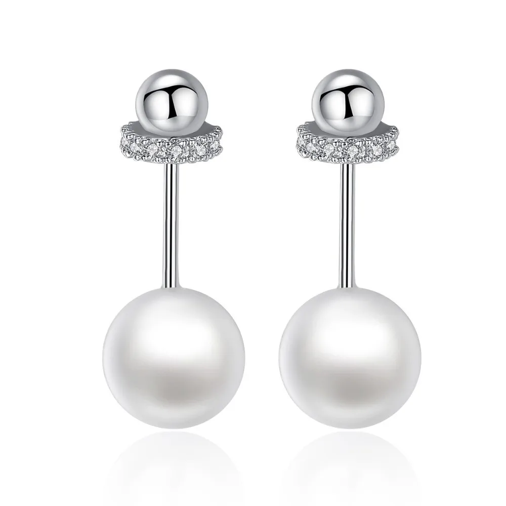 

Wholesale cheap price female elegant personality graceful fashion pearl earrings, White