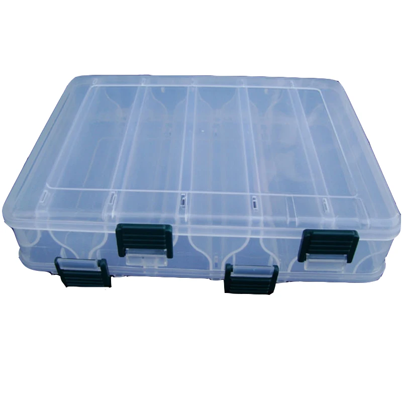 Hard Plastic Storage Case Box Plastic Fishing Lure Hook Bait Fishing Tackle Box Transparent Double Layer Fishing Gear
Hard Plastic Storage Case Box Plastic Fishing Lure Hook Bait Fishing Tackle Box Transparent Double Layer Fishing Gear