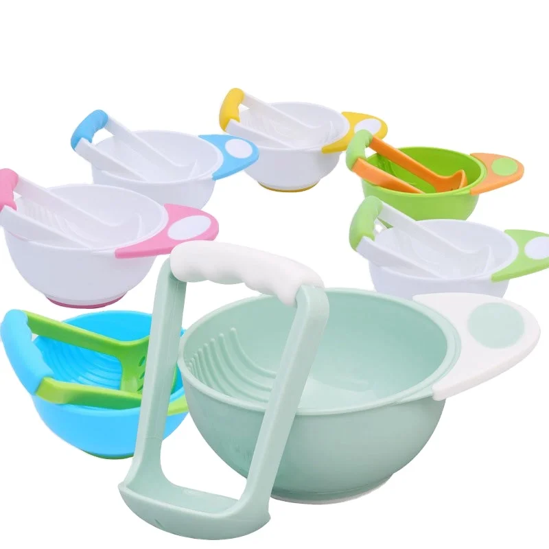 Baby Food Grinding Bowl Baby Food Supplement Grinder Manual Fruit Grinding Tool Customized Logo BPA Free Baby Feeding Products, 5 colors
Baby Food Grinding Bowl Baby Food Supplement Grinder Manual Fruit Grinding Tool Customized Logo BPA Free Baby Feeding Products, 5 colors