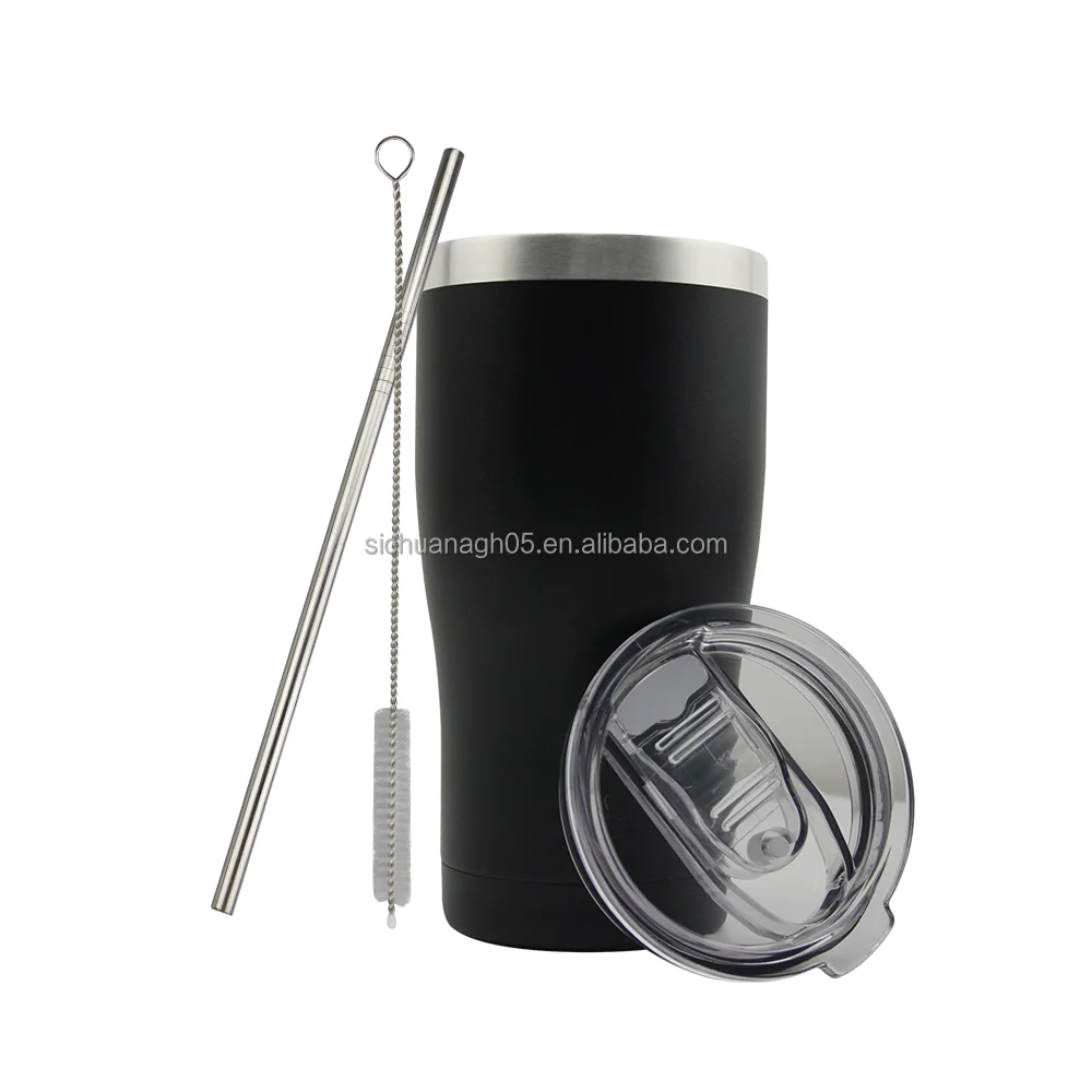 14 Colors Stainless Steel Double Wall 30oz Insulated Vacuum Modern Tumblers Travel Coffee Mugs with Metal Straw and Brush, 14 colors available
14 Colors Stainless Steel Double Wall 30oz Insulated Vacuum Modern Tumblers Travel Coffee Mugs with Metal Straw and Brush, 14 colors available