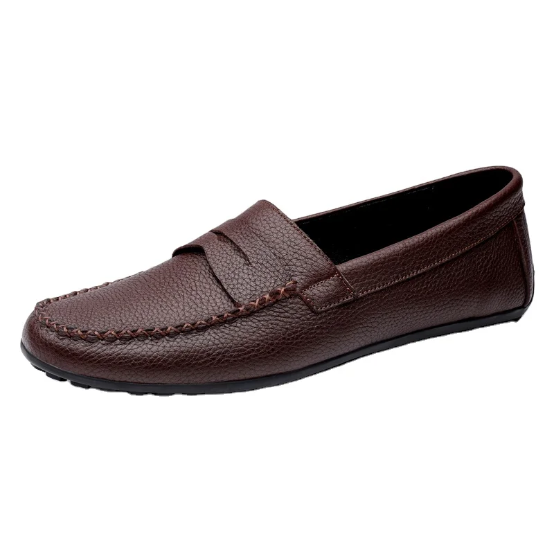 Men Soft Moccasin Driving Shoes Big Size Genuine Leather Boats Men Loafers Shoes, 2color
Men Soft Moccasin Driving Shoes Big Size Genuine Leather Boats Men Loafers Shoes, 2color