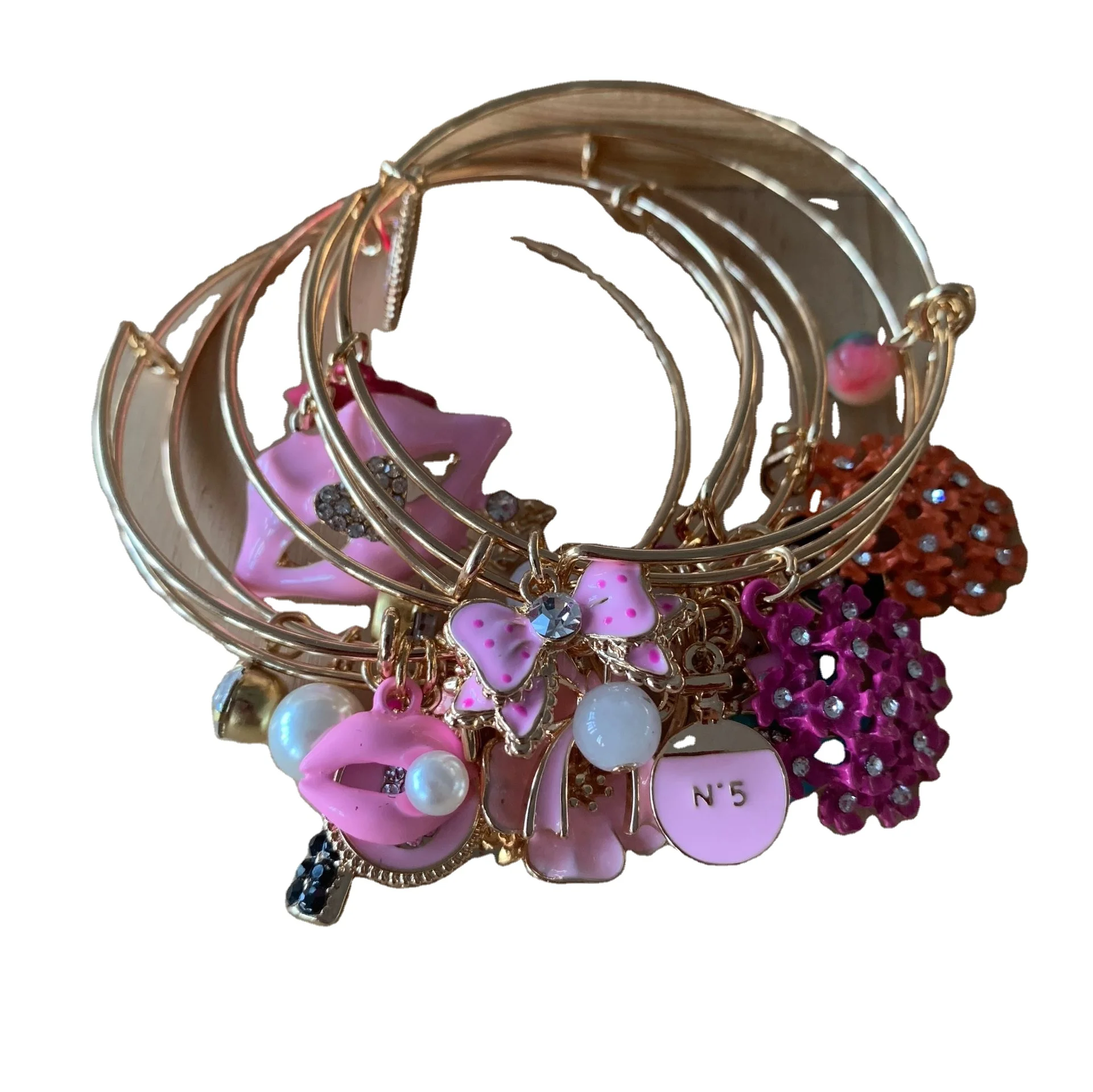 2020 fashion lady colorful charm expandable bangles various color enamel metal charms bangle bracelets customize charm bracelets
2020 fashion lady colorful charm expandable bangles various color enamel metal charms bangle bracelets customize charm bracelets
