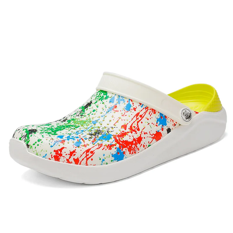 Superstarer colorful classic tie dye clogs garden shoes breathable light printing ladies eva platform clogs shoes
Superstarer colorful classic tie dye clogs garden shoes breathable light printing ladies eva platform clogs shoes