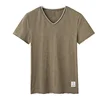 Blank T shirts men's 95% Cotton 5% Spandex t shirt v neck men t-shirt sport online shopping, cheap v neck t-shirt