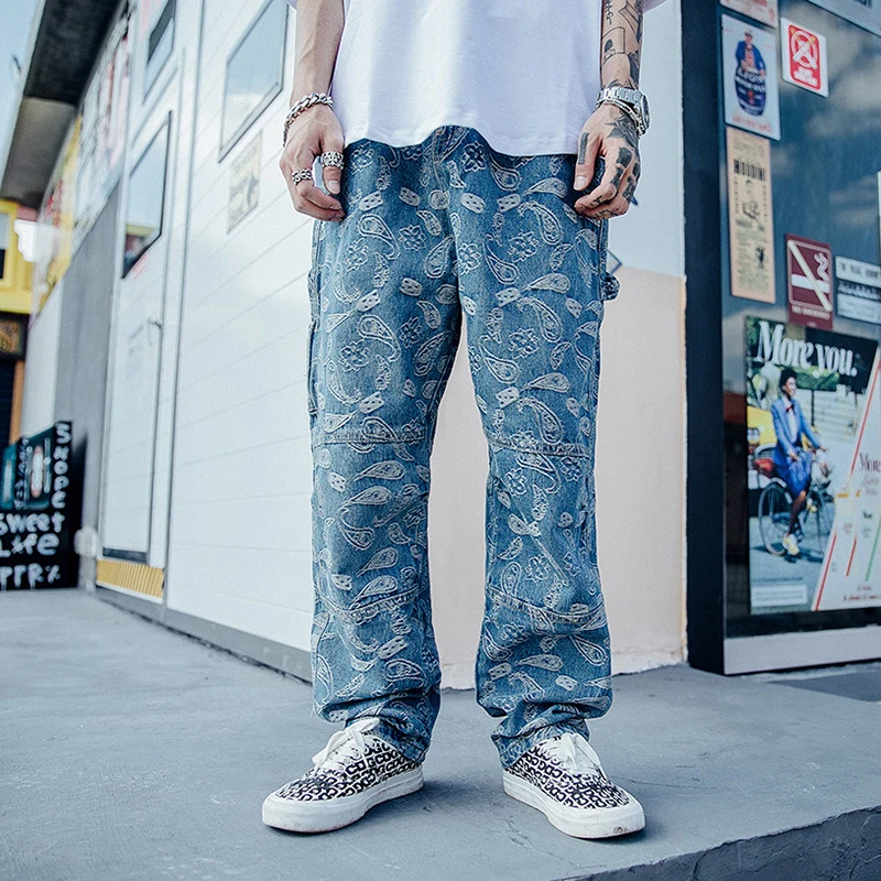 China guangdong factory price discount blue jeans men wide leg straight pants baggy old cowboy cashew flowers
China guangdong factory price discount blue jeans men wide leg straight pants baggy old cowboy cashew flowers