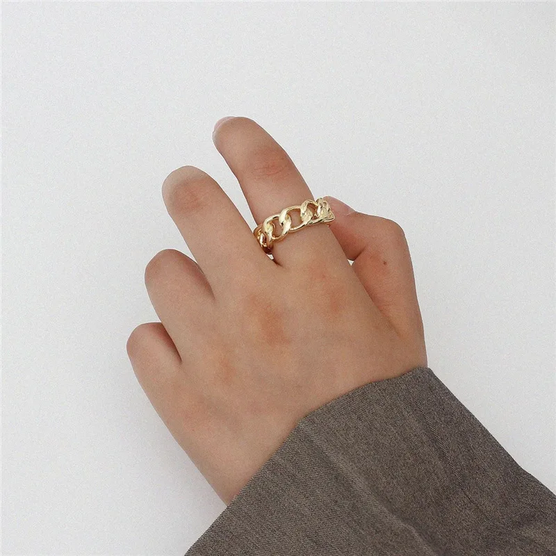 JUHU Japan And South Korea Fashion Trend Style Irregular Geometric Open Ring Adjustable Alloy Female Ring Factory Direct Sales, Gold
JUHU Japan And South Korea Fashion Trend Style Irregular Geometric Open Ring Adjustable Alloy Female Ring Factory Direct Sales, Gold