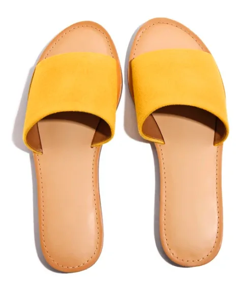 New Arrival Fashion Home Living Slippers Women Ladies Yellow Leather Comfortable Soft Women Sandals For Promotion
New Arrival Fashion Home Living Slippers Women Ladies Yellow Leather Comfortable Soft Women Sandals For Promotion