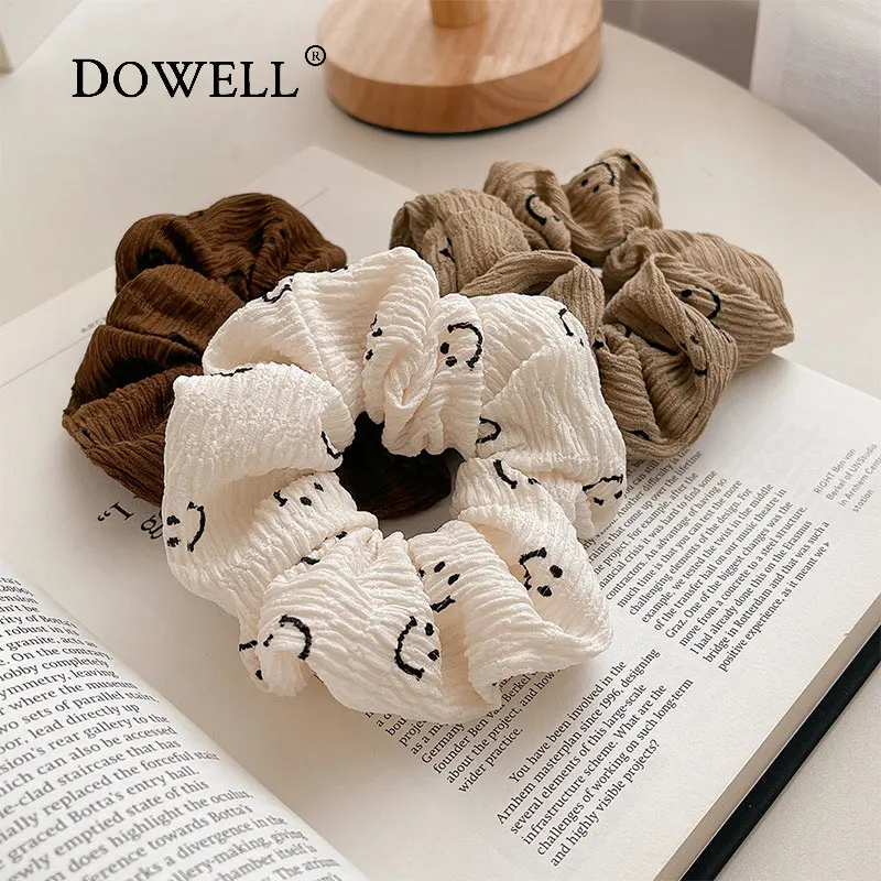Dowell Wholesale Smile Face Cute New Korean-version women hair scrunchies
Dowell Wholesale Smile Face Cute New Korean-version women hair scrunchies
