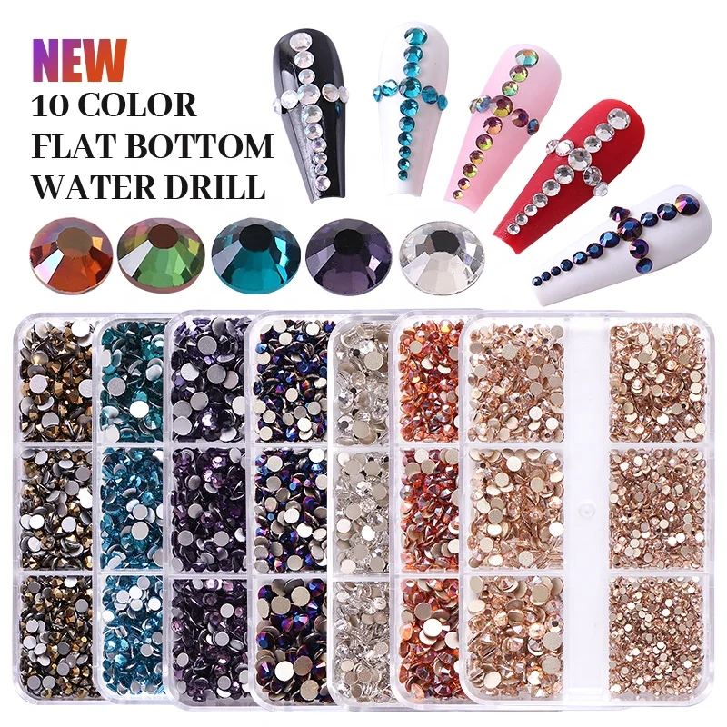 Aokitec cheap 6 size mix flat bottom large 3d press on nail decals rhinestones crystal
Aokitec cheap 6 size mix flat bottom large 3d press on nail decals rhinestones crystal