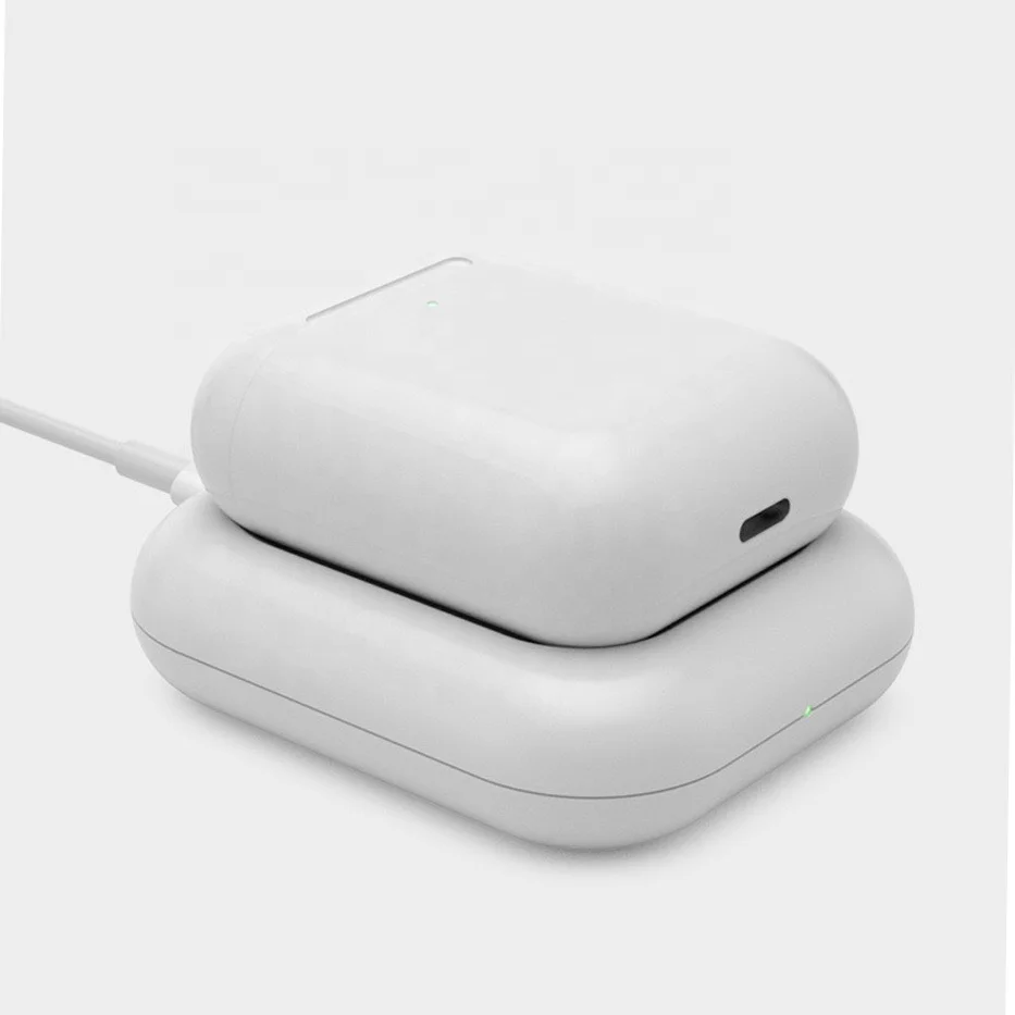 Free Sample high quality LED Portable mobile phone fast QI wireless charger for Airpods custom ur own logo, White
Free Sample high quality LED Portable mobile phone fast QI wireless charger for Airpods custom ur own logo, White