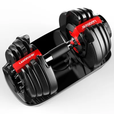 Fast Adjustable Dumbbell set with Weight Plate for Body Workout Home Gym, Black
Fast Adjustable Dumbbell set with Weight Plate for Body Workout Home Gym, Black