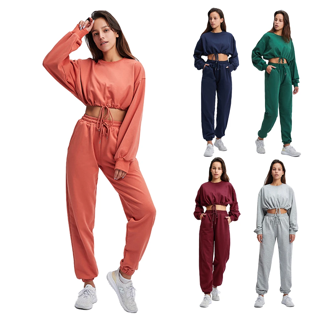 New Trency yoga customs tracksuit set women casual sweatshirt crop tops cotton long pants sets, Printed
New Trency yoga customs tracksuit set women casual sweatshirt crop tops cotton long pants sets, Printed