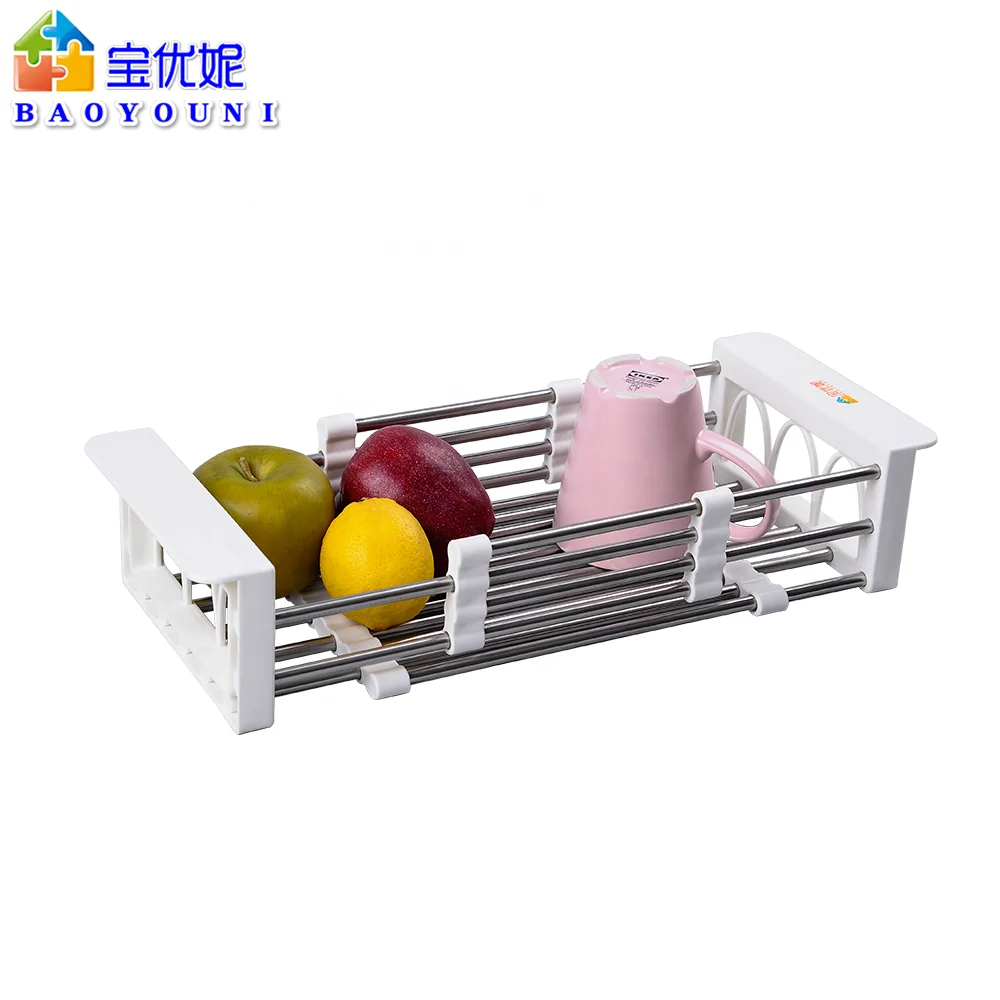 DQ-0076 BYN Food Grade Dish Drying Drain Rack Stainless Steel Kitchen For Sale