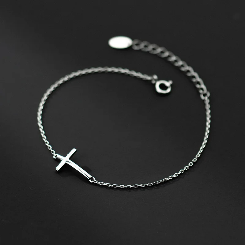 Hot Selling New Design S925 Sterling Silver Cross Delicate Fresh 925 Simple Style Chain Link Bracelet Women Girl Gift S4921
Hot Selling New Design S925 Sterling Silver Cross Delicate Fresh 925 Simple Style Chain Link Bracelet Women Girl Gift S4921