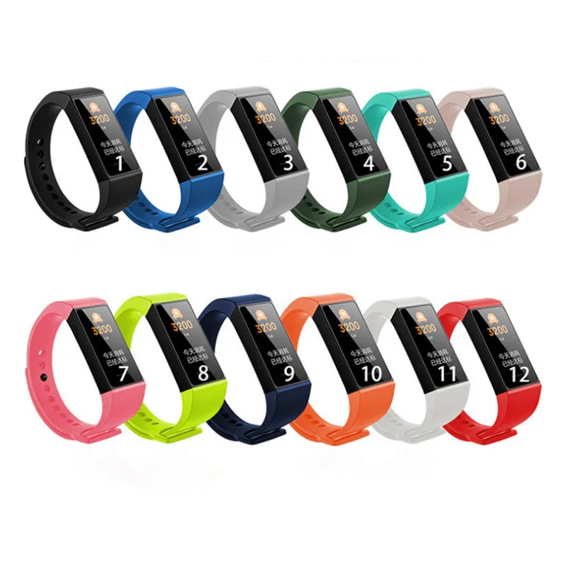 Replacements Silicone Wrist Strap For Xiaomi Redmi Smart Bracelet Rubber Replacement Watch Strap For Mi Redmi Band 4, Multi colors
Replacements Silicone Wrist Strap For Xiaomi Redmi Smart Bracelet Rubber Replacement Watch Strap For Mi Redmi Band 4, Multi colors