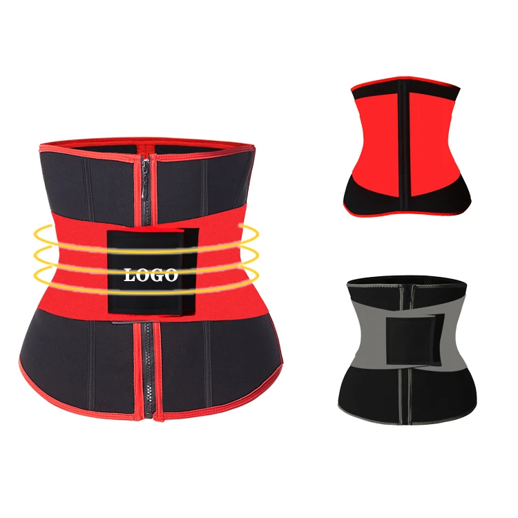 New women high waist compression sweat waist trainer private label waist trimmer belt, Red.black
New women high waist compression sweat waist trainer private label waist trimmer belt, Red.black