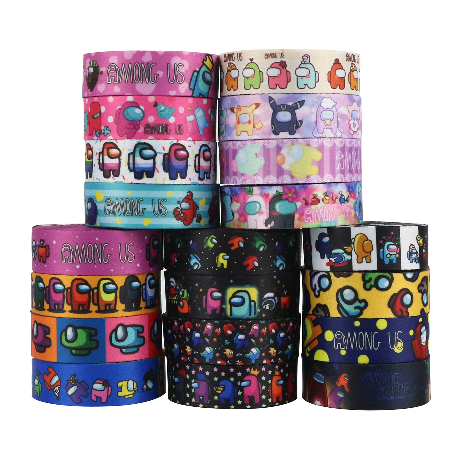 Midi Ribbons Custom Pattern Print Cartoon ID Card Keychain Holder Lanyard Double Face Satin Ribbon Sublimation, Request
Midi Ribbons Custom Pattern Print Cartoon ID Card Keychain Holder Lanyard Double Face Satin Ribbon Sublimation, Request