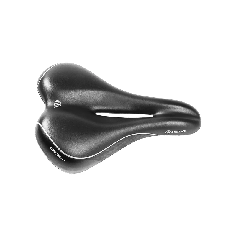 VELO Comfortable Soft Silicon Hollow Heat Dissipation Ergonomic Light Weight Bicycle Seat For Mountain Folding Touring Road Bike, Black
VELO Comfortable Soft Silicon Hollow Heat Dissipation Ergonomic Light Weight Bicycle Seat For Mountain Folding Touring Road Bike, Black