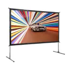 ACME many patents 4 3 tripod stand for portable table fast fold projector screen