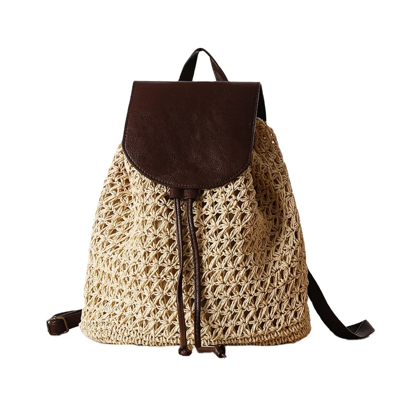 new style PU leather backpack custom logo summer double shoulders straw woven bag beach bag straw bags woman handbags ladies
new style PU leather backpack custom logo summer double shoulders straw woven bag beach bag straw bags woman handbags ladies