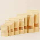 China Factory PLA biodegradable and compostable ziplock plastic bag/ziplock food bag (ZP0882)
